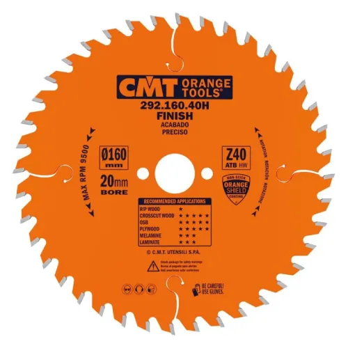 Aksesorë Veglash Elektrike - Disk Druri | CMT - Për prerje në materiale si druri, melamine, laminate
