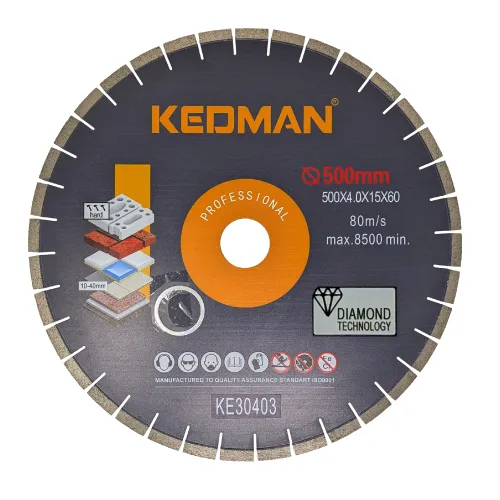 Aksesorë Veglash Elektrike - Disk Graniti | KEDMAN - Përdoret për prerjen preçize të granitit, por edhe materiale të ngjashme