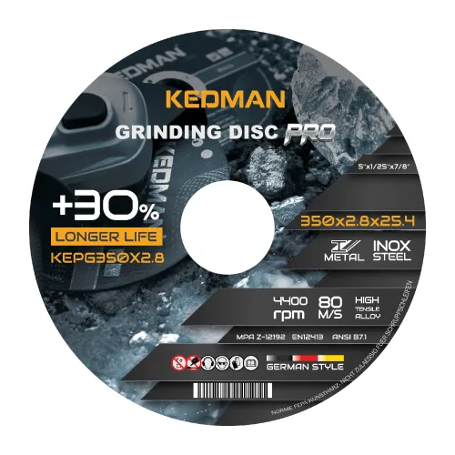 Aksesorë Veglash Elektrike - Disk Metal Inoks | KEDMAN - Për prerjen e metaleve të ndryshme inoks