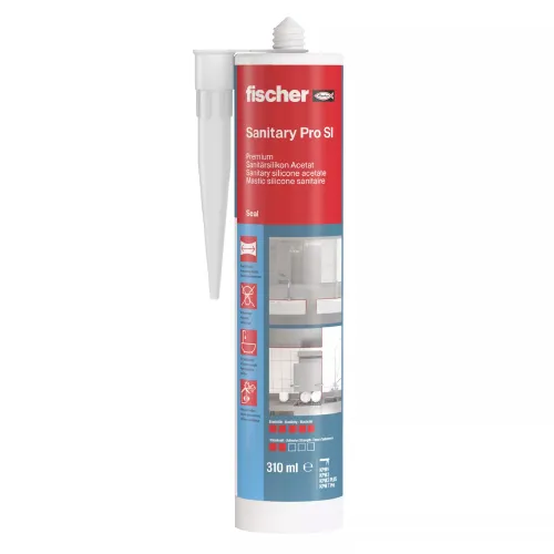 Silikon, Spraj & Diluent - SILIKON TRANSPARENT | FISCHER - Kapaciteti: 310 ml