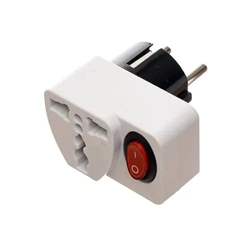 Baladeze & Akesorë Elektrik - ADAPTOR ELEKTRIK | KEDMAN - I pajisur me spinë, prizë dhe çelës
