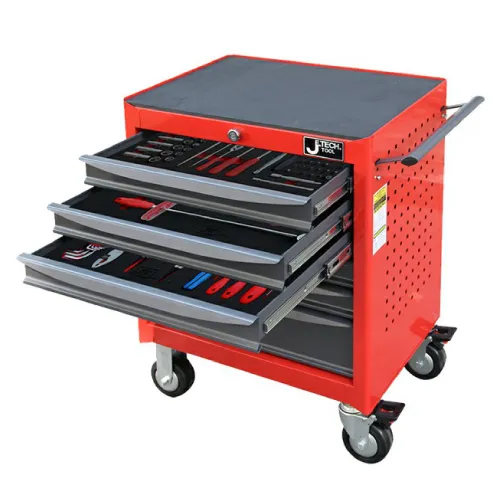 Vegla Automotivi - SET KARROCË PUNE ME RROTA | JETECH - Përmasat: 462 x 917 mm